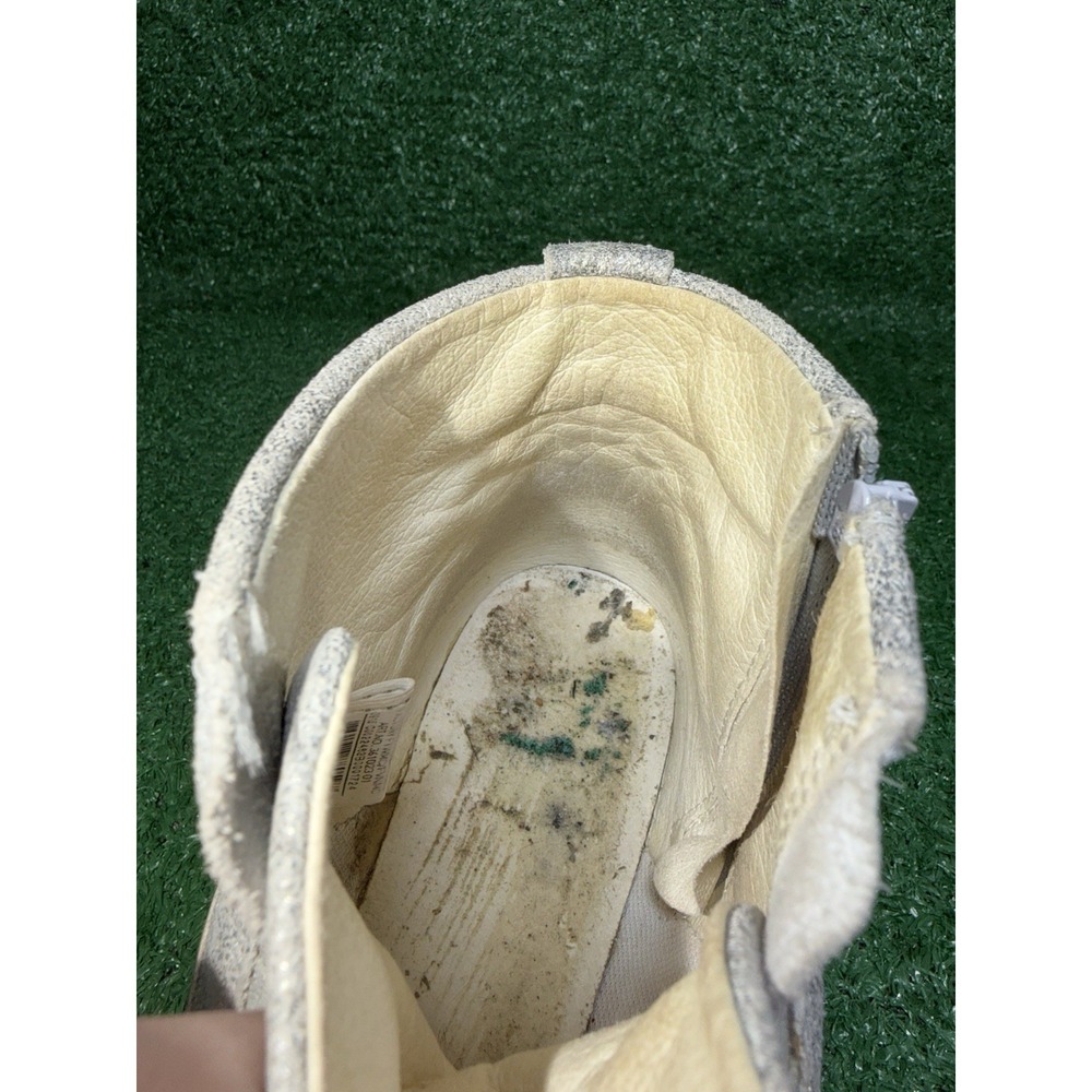 Rare Puma Eskiva Mid Silver Leather Shoes Boxing Sneakers Vtg Womens Size 7 US - Picture 10 of 12